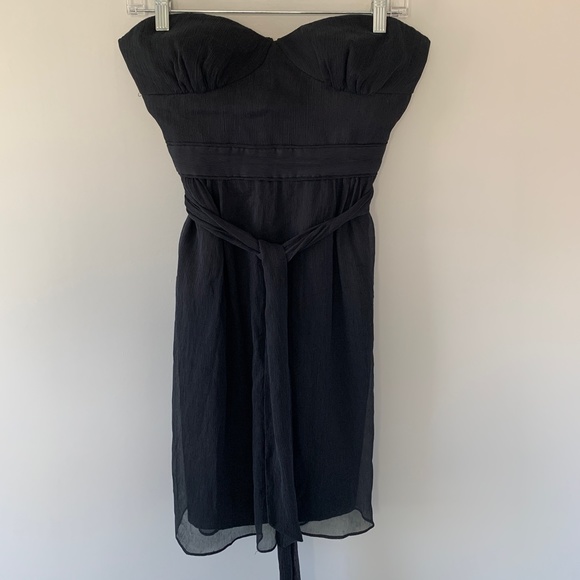 J. CREW Cyndee Silk Navy Strapless Dress - Picture 4 of 7